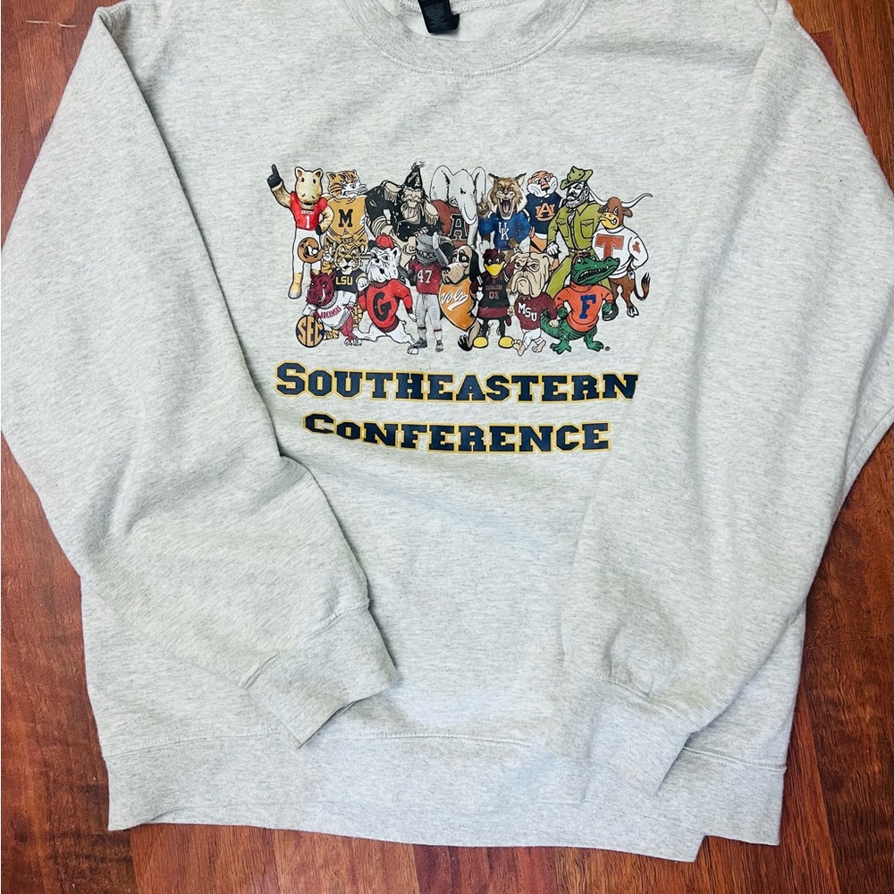 Southeastern Conference Gray Sweater